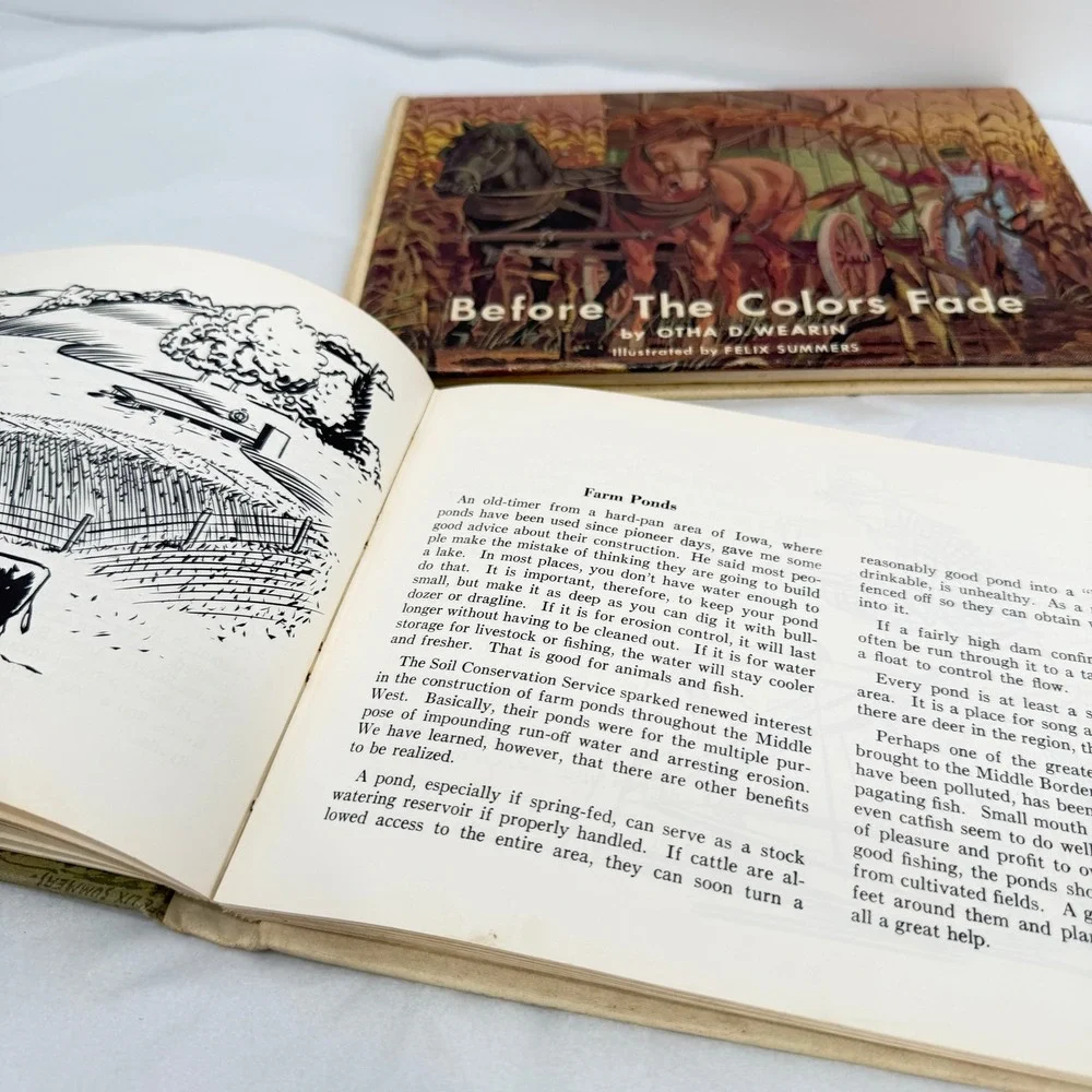 Otha D Wearin Books Before The Colors Fade & I Remember Yesteryear Farm History